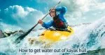 How to get water out of kayak hull